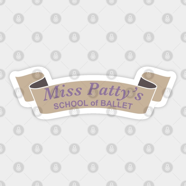 Miss Patty's School of Ballet Sticker by fandemonium